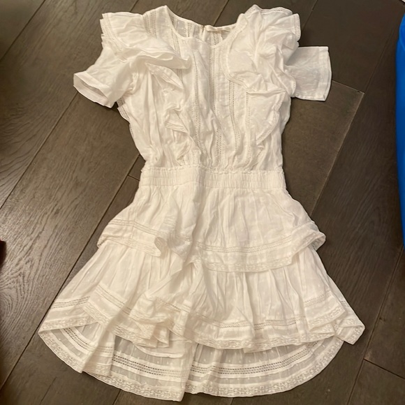 White Natasha Dress LoveShackFancy - Picture 1 of 2